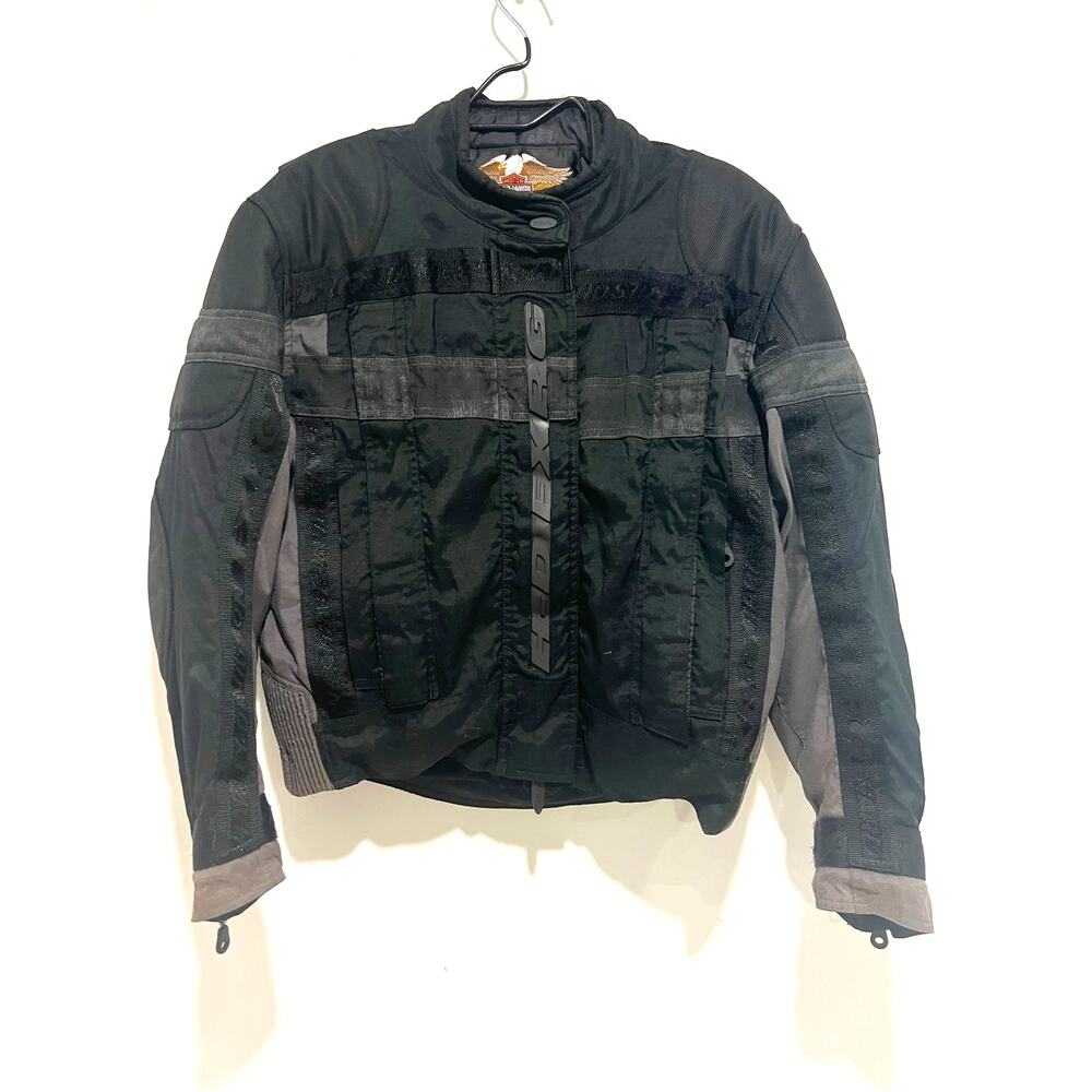 Harley-Davidson Women Hazard Waterproof Riding Jacket With Armor Pockets Size M